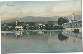 Alte Donaubrücke Ansicht zur Werft Ortmann