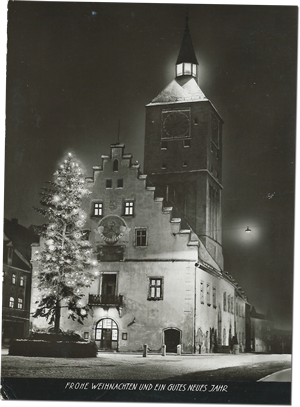 Rathaus Deggendorf 1961 Ortmann Stadtrat